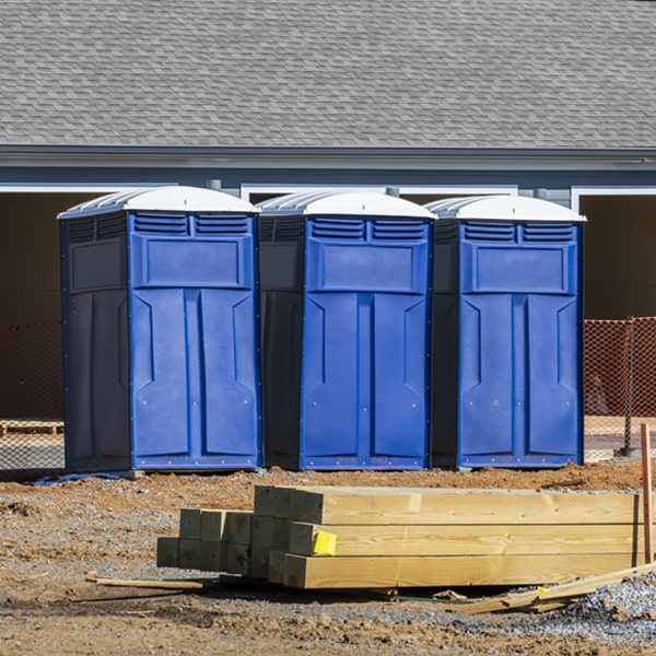 are there any restrictions on what items can be disposed of in the porta potties in Argyle